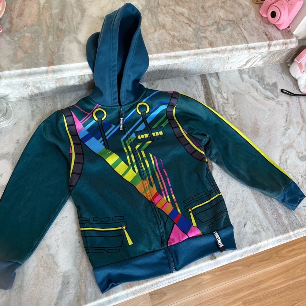 Fortnite Vibrant Graphic Kids Hoodie